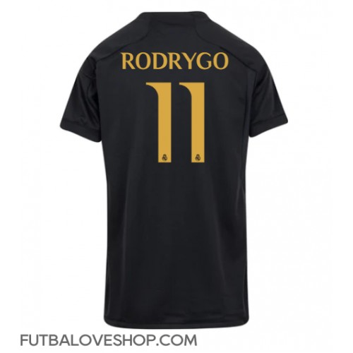 Dres Real Madrid Rodrygo Goes #11 Tretina pre Ženy 2023-24 Krátky Rukáv